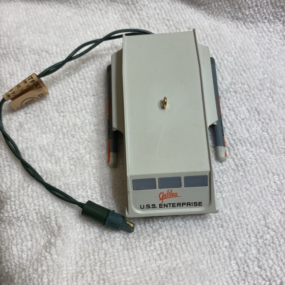 Star Trek Magic Hallmark Keepsake Ornament Lot Of 2 Tested Works Lights Voice - Picture 12 of 14